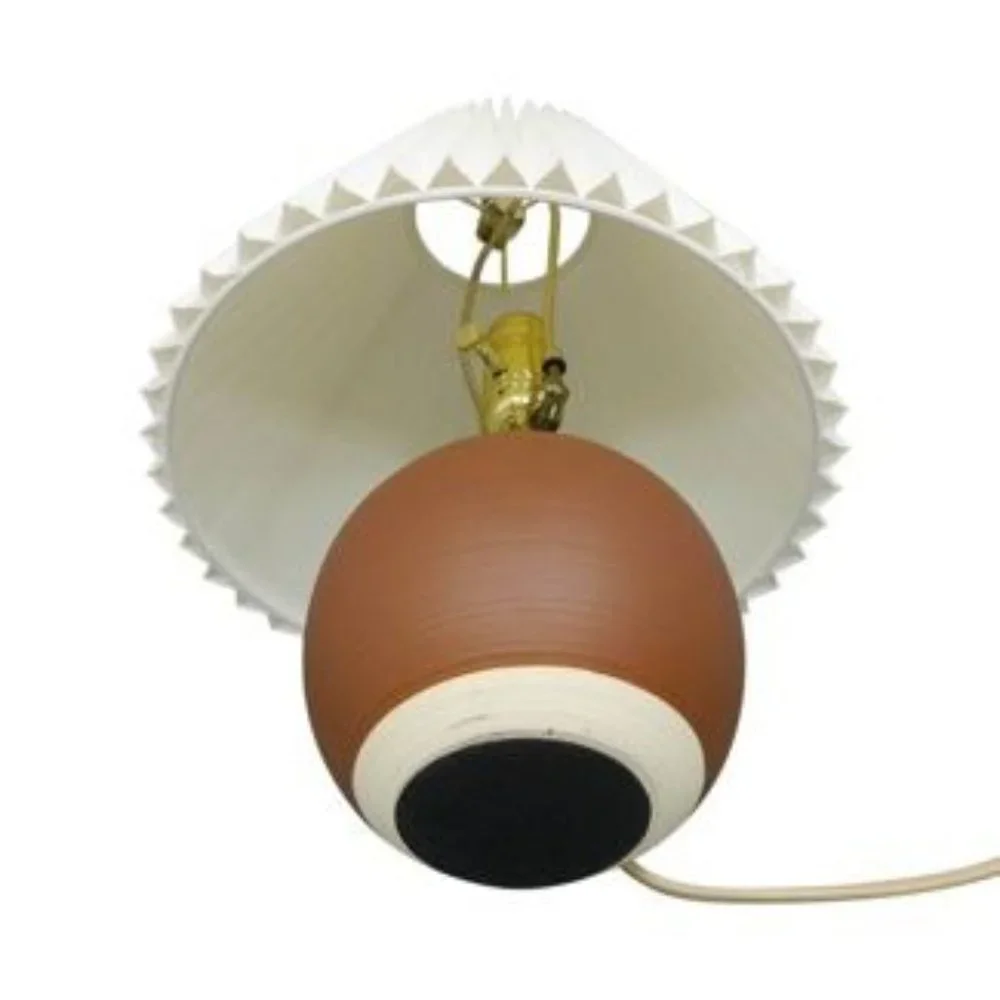 Studio McGee Oval Table Lamp with Pleated Shade (includes bulb) Red -‎ Threshold